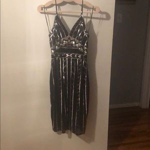 New Express black & sequin, gorgeous dress.